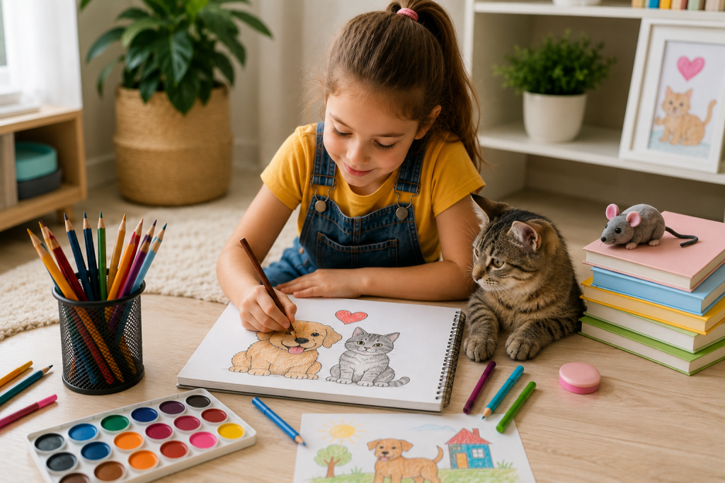 hrană pentru câini, hrană pentru pisici, mâncare pentru animale, hrană premium pentru animale, Balcanik Product, alimentație animale de companie, sănătatea animalelor, produse pentru animale, câini și pisici, animale de companie, educația copiilor, activități creative pentru copii, desen cu animale, articole școlare, rechizite școlare, carioci, acuarele, creioane colorate, hobby creativ